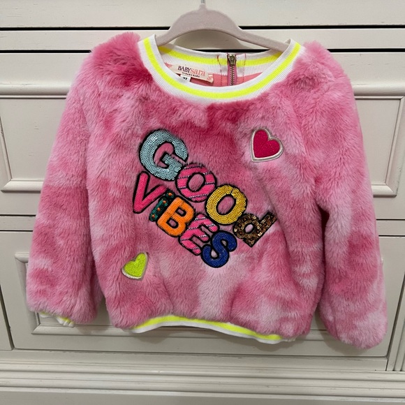 Baby Sara good vibes sweatshirt 3T - Picture 1 of 4